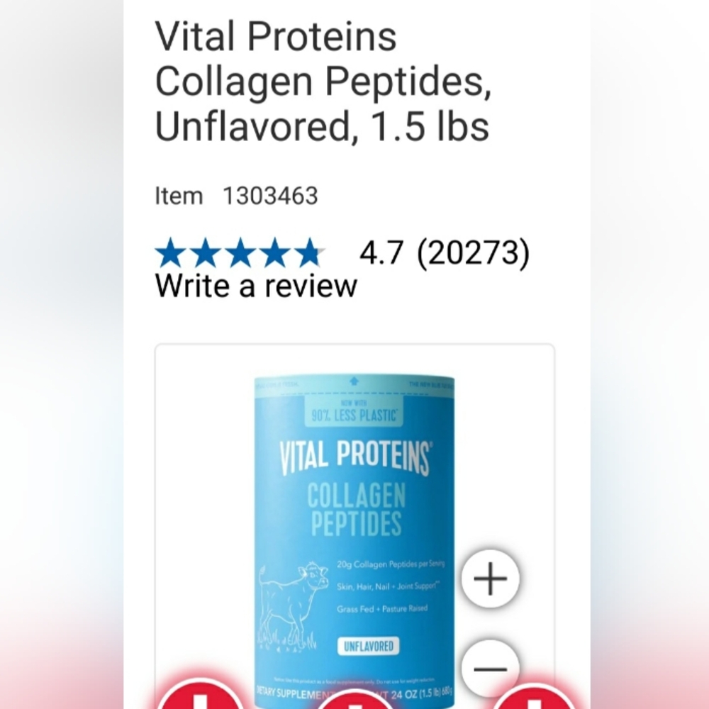 Brand new,  unopened. Collagen Peptides - Blue